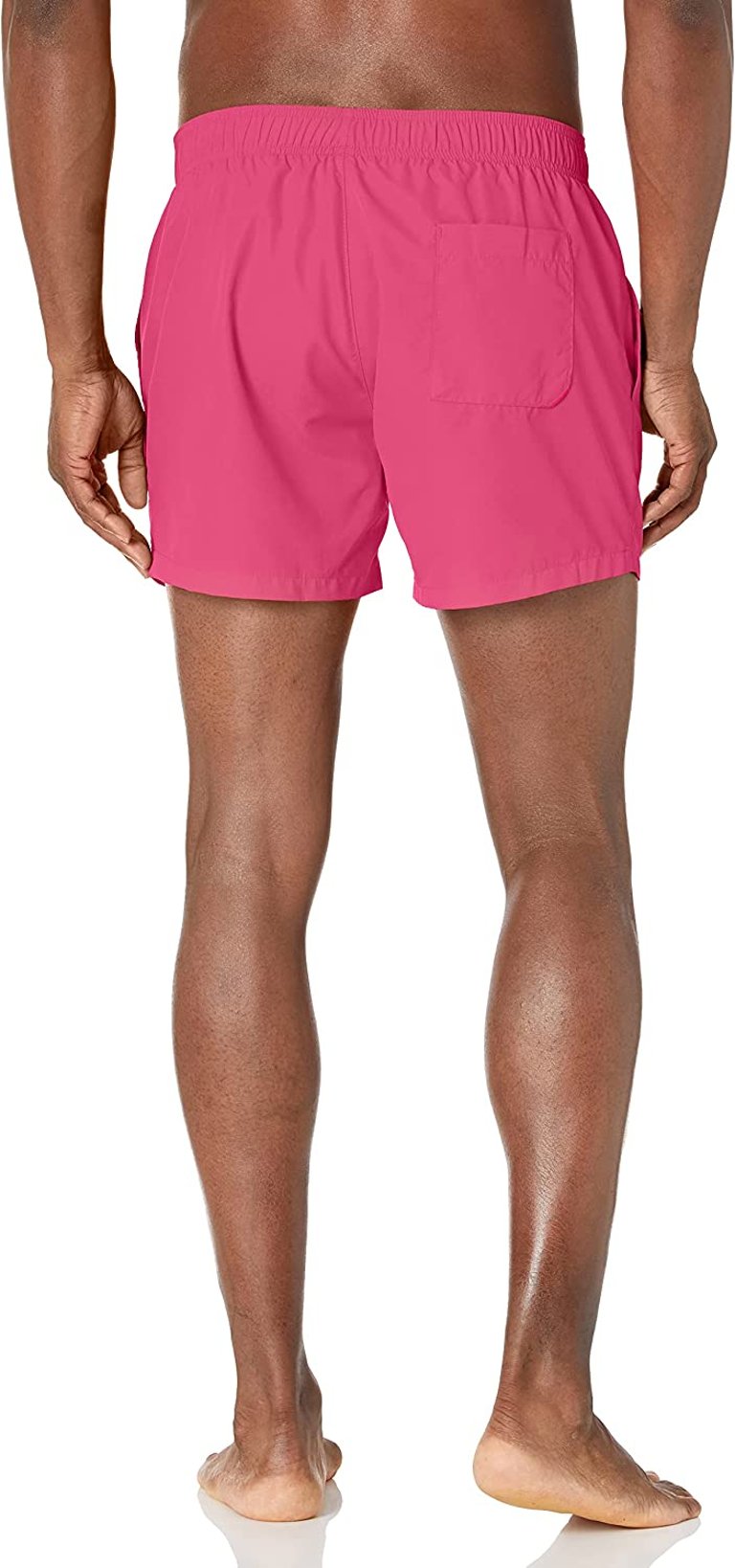 Men Vertical Logo Swim Shorts Trunks