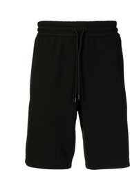 Men's Black Lamson 94 Knit Jogger Shorts - Black