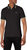 Men's Curved Logo Regular Fit Pique Polo Shirt, Black Soil - Black