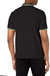 Men's Curved Logo Regular Fit Pique Polo Shirt, Black Soil