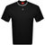 Men's Deternal Chain Print Logo Short Sleeve T-Shirt - Black