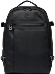 Men's Faux Leather Elliot 3.0 Backpack - Black