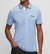 Men's Light Blue Stretch Cotton Paddy Pro Short Sleeve Polo T-Shirt - Blue