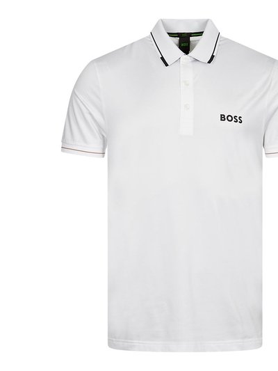 Hugo Boss Men's Paul Pro Slim Fit Short Sleeve Polo Shirt - White product
