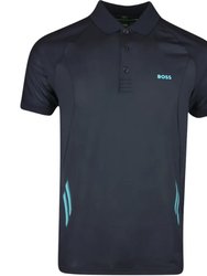 Men's Piraq Active 1 Training Polo Shirt - Navy - Navy