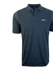Men'S Pirax 1 Contrast Binding Short Sleeve Polo - Navy Blue