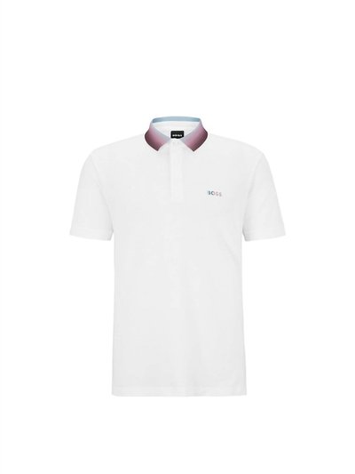 Hugo Boss Men's Prout 36 Pique Stretch Cotton Short Sleeve Polo product