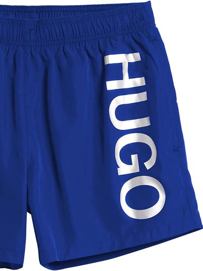 Hugo Boss Men's Royal Blue Abas Silver Logo Swim Shorts product