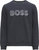 Men's Salbo Contrasting Logo Crewneck Sweatshirt - Dark Blue