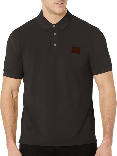 Hugo Boss Men's Square Logo Cotton Polo Shirt product