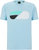 Men's Tee 9 Light Blue Logo Short Sleeve Crew Neck T-Shirt - Blue