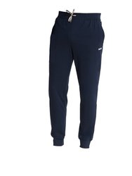 Men's Unique Cuff Track Pants Joggers - Navy