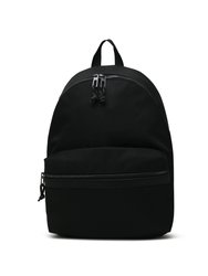 Men's Wayner Logo Stripe Black Nylon Backpack - Black