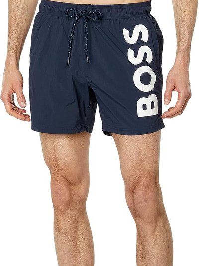Hugo Boss Octopus Swim Trunks Dark Navy Blue Shorts product