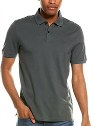 Pallas Short Sleeve Cotton Polo Shirt - Dark Green