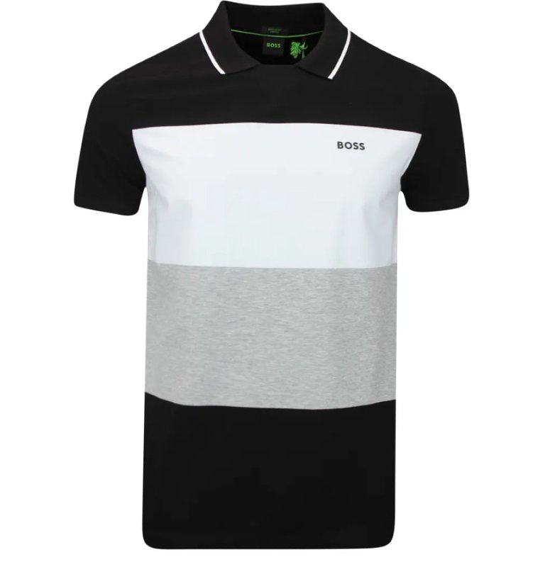 Palle Color Block Stripes Short Sleeve Cotton Polo Shirt - Multicolor