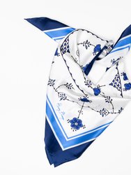 From Ashes to Beauty, Michele Rae Scarf - Blue