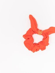 Mini Girl's Poolside Scrunchie In Orange Crush - Orange Crush