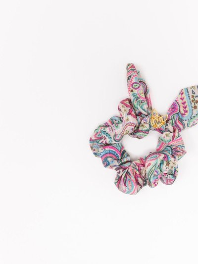 Hunny Bunny Collection Mini Girl's Poolside Scrunchie In Rainbow Paisley product