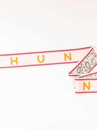 Hunny Bunny Collection Rainbow Paisley Long Skinny Scarf product