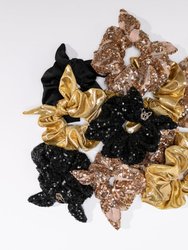 Women's Holiday Hunny Scrunchie In GoldFinger