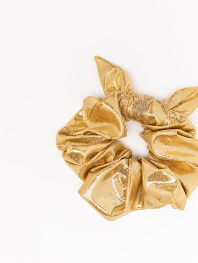 Hunny Bunny Collection Women's Holiday Hunny Scrunchie In GoldFinger product