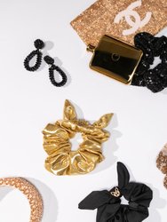 Women's Holiday Hunny Scrunchie In GoldFinger