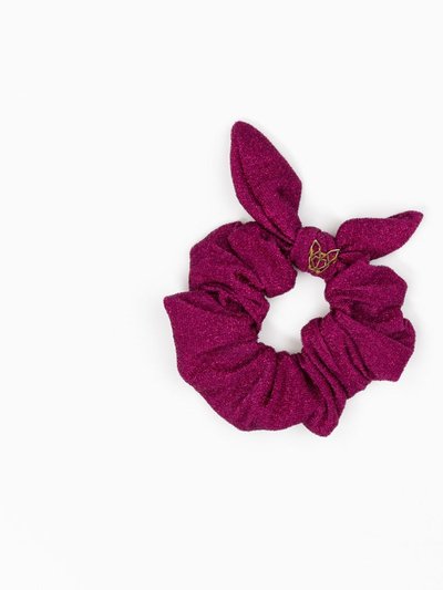 Hunny Bunny Collection Women's Holiday Sparkle Hunny Scrunchie In Razzle Dazzle product