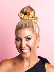 Womens' Original Velvet Scrunchie - Golden Hunny