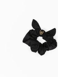 Women's Poolside Scrunchie In Black Onyx - Black Onyx