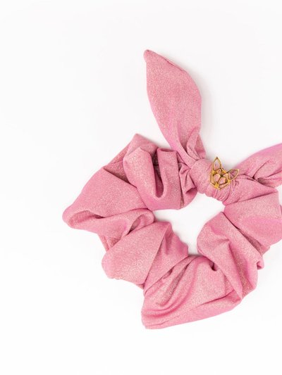 Hunny Bunny Collection Women's Poolside Scrunchie In Blush Shimmer product