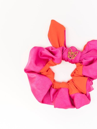 Hunny Bunny Collection Women's Poolside Scrunchie In Fruit Punch/Orange Crush Combo product