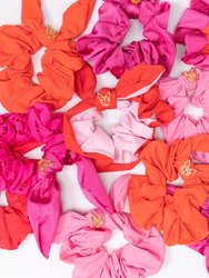 Women's Poolside Scrunchies In Bubble Gum