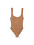 Classic Square Neck One-Piece Swimsuit 