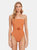 Honor Belted One-Piece Swimsuit - Metallic Copper