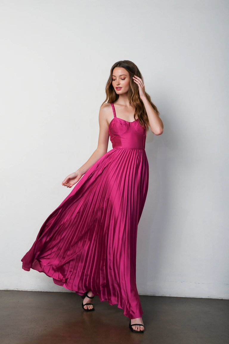 Linny Dress - Fuchsia - Fuchsia