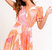 Biscayne Dress In Coral Multi