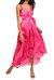 Elma Dress In Hot Pink - Hot Pink