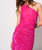 Monty Bodycon Ruched Dress In Pink