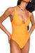 Roxy One Piece Swimsuit In Tangerine