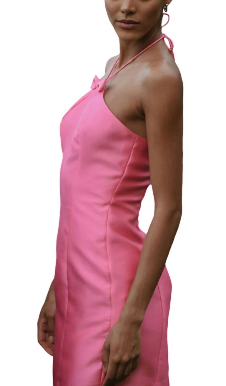 Skyla Dress In Hot Pink