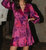 Sophie Wrap Dress In Pink