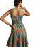 Zina Mini Wrap Dress In Psychedelic Swirl