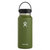 Vacuum Insulated Stainless Steel Water Bottle Wide Mouth With Flex Cap 32 OZ - Army Green