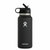 Vacuum Insulated Stainless Steel Water Bottle WideMouth With Straw Lid 32 OZ - Black