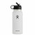 Vacuum Insulated Stainless Steel Water Bottle WideMouth With Straw Lid 32 OZ - White
