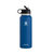 Vacuum Insulated Stainless Steel Water Bottle WideMouth With Straw Lid 32 OZ - Navy Blue