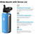 Vacuum Insulated Stainless Steel Water Bottle WideMouth With Straw Lid 32 OZ