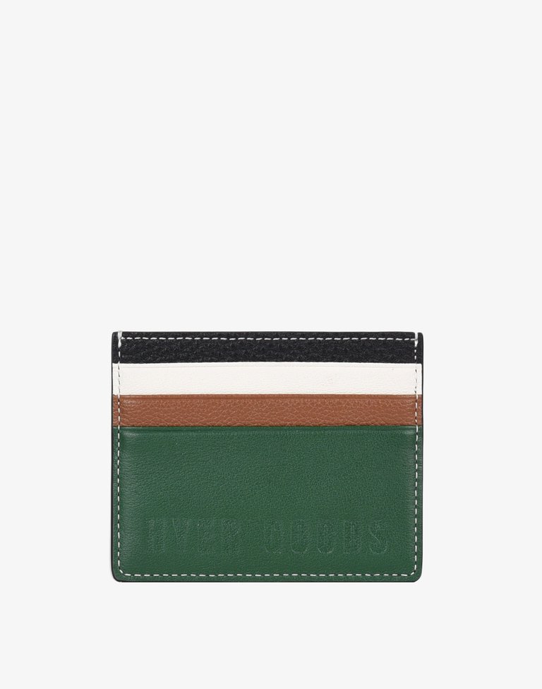Card Wallet - Green Colorblock