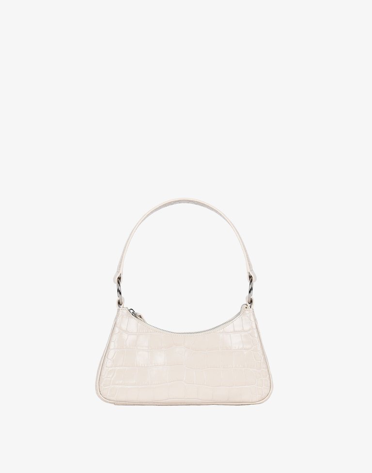 (Copy) Luxe Mini Shoulder Bag - Cream Croc